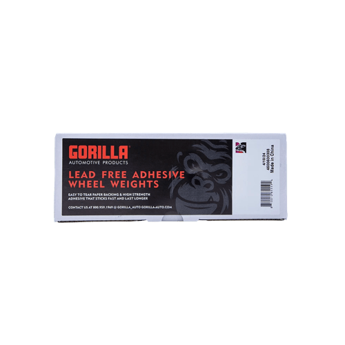 Gorilla Automotive - GOR 1/2 OZ L.P. 52-3 OZ STRIPS - BLACK
