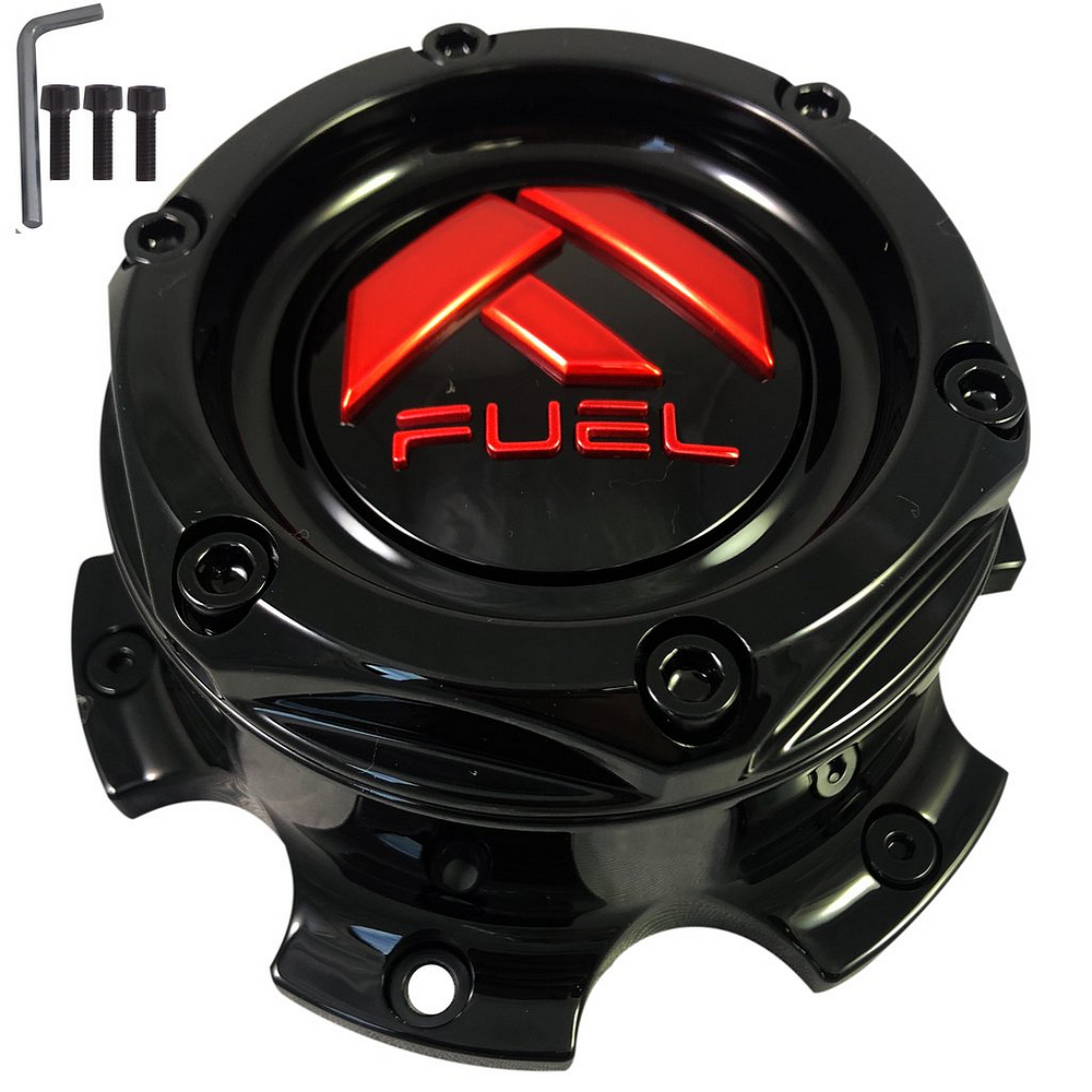 Fuel 1PC - FC CAP BOLT-ON (GB/RD) - 6X5.5