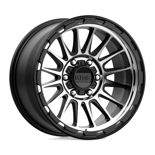 KM542 18X9 6X5.5 S-BLK MACH 00MM