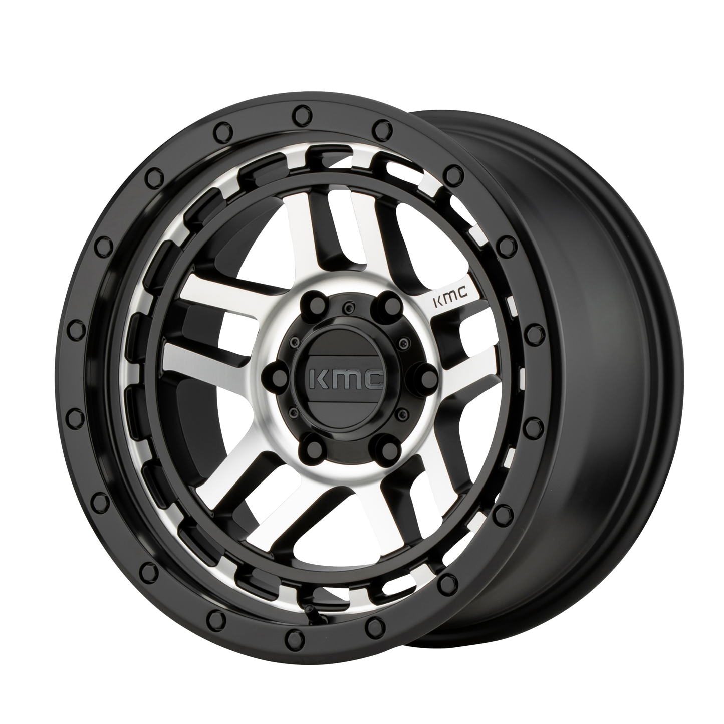 KM540 18X8.5 5X150 S-BLK MACH 18MM