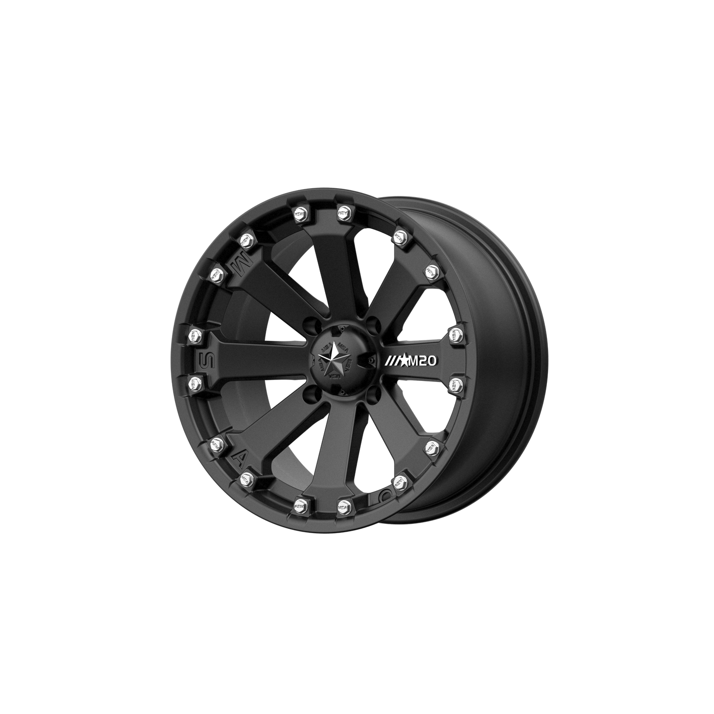 KORE UTV 16X7 4X137 MATTE BLACK 00MM