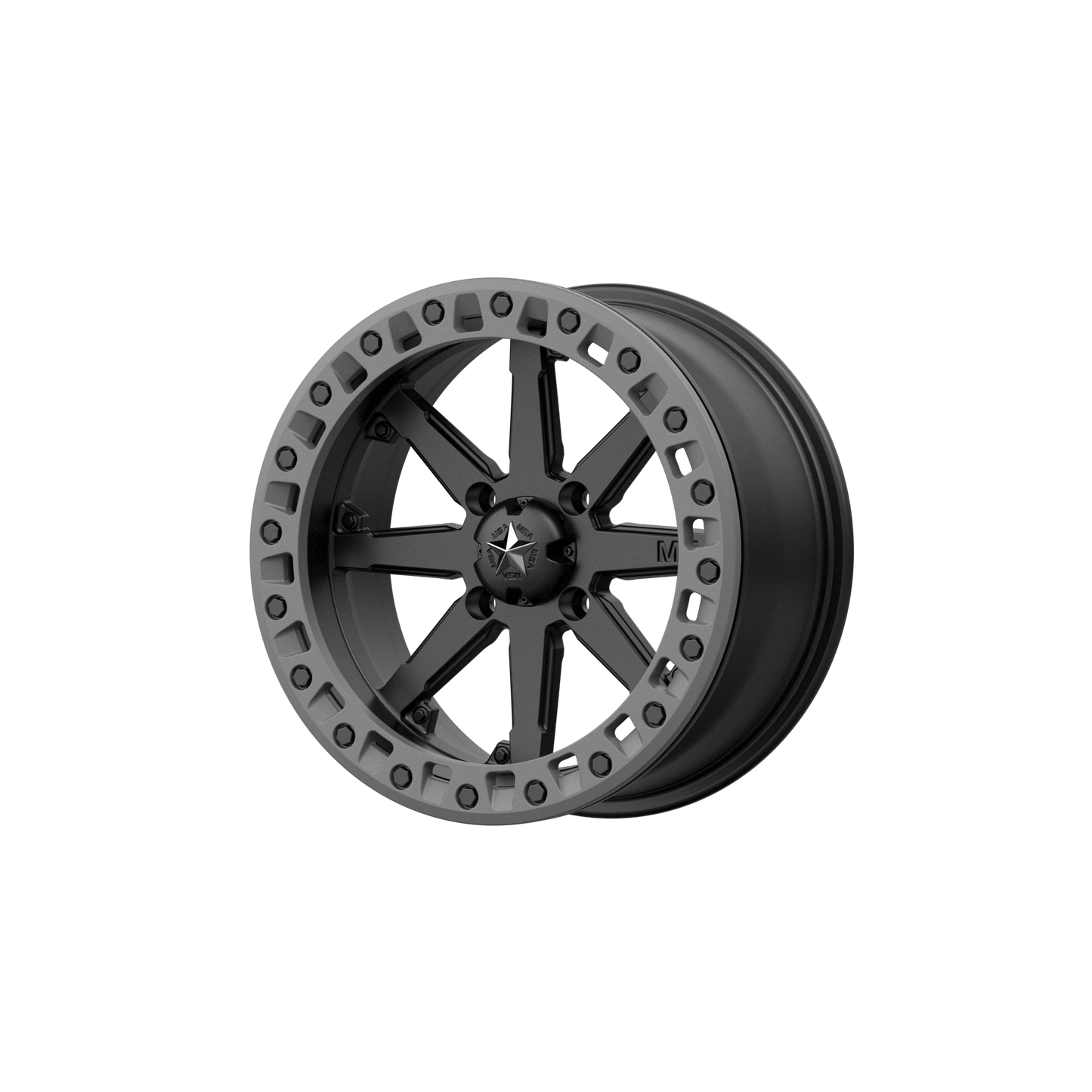 LOK2 UTV BL 15X7 4X137 S-BLK GRY-RG +0