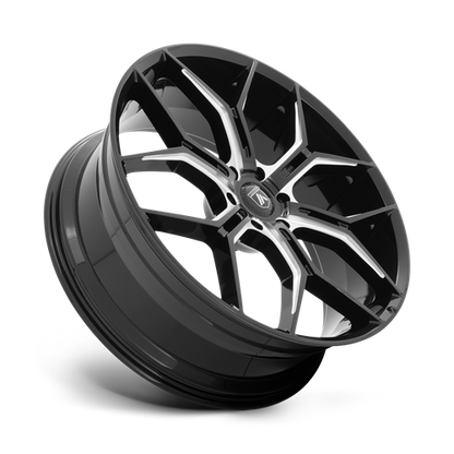 ABL38 22X9.5 6X120 G-BLK MILL 38MM