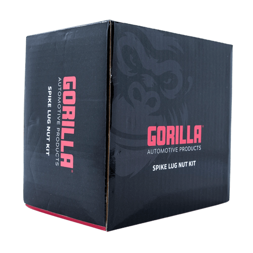 Gorilla Automotive - 23 LUG 1/2 SPIKE JEEP INSTALL KIT BLACK