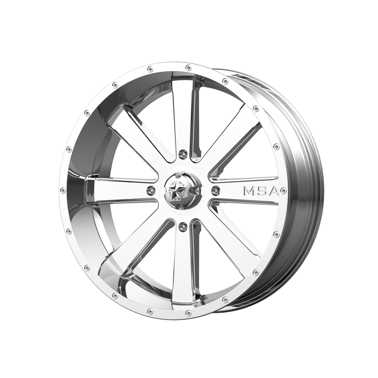FLASH UTV 24X7 4X156 CHROME 00MM