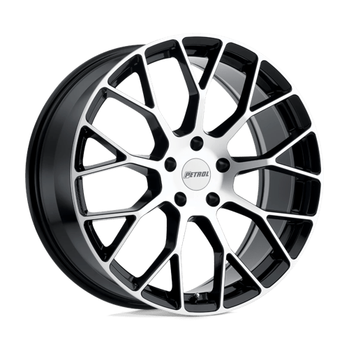 PE P2B 17X8 5X112 76 G-BLK MACH +40